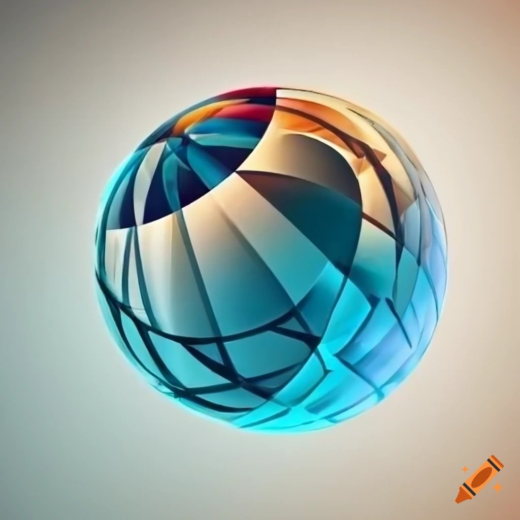 minimalist sphere logo