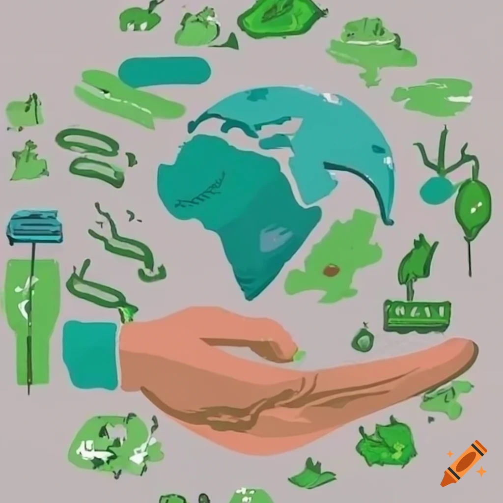 Free: Green hand drawn ecology badges Free Vector - nohat.cc