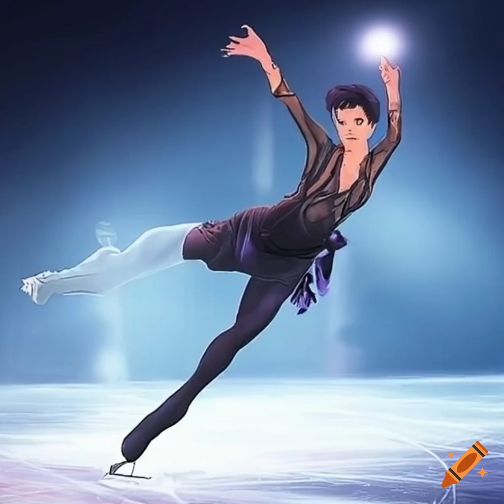 anime figure skating character Sergei Hamsik