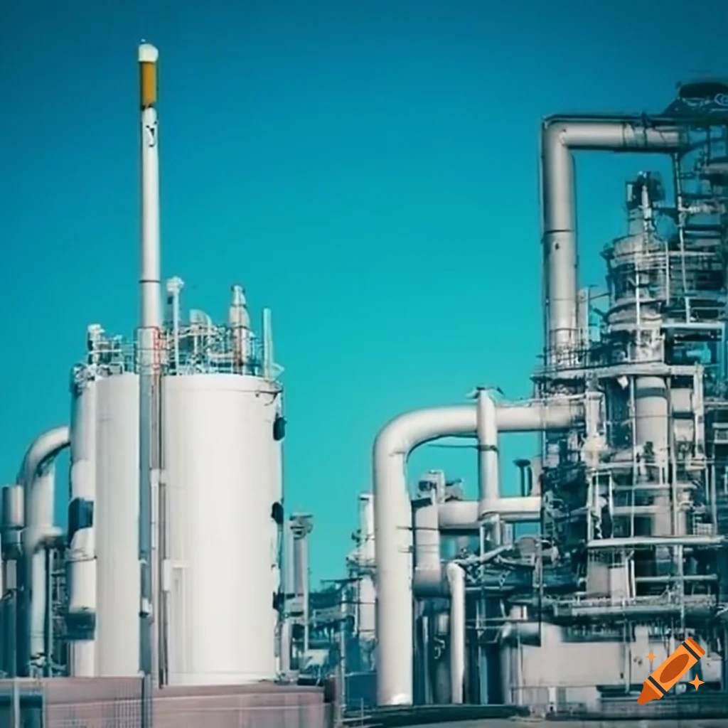 chemical isotank in a manufacturing plant