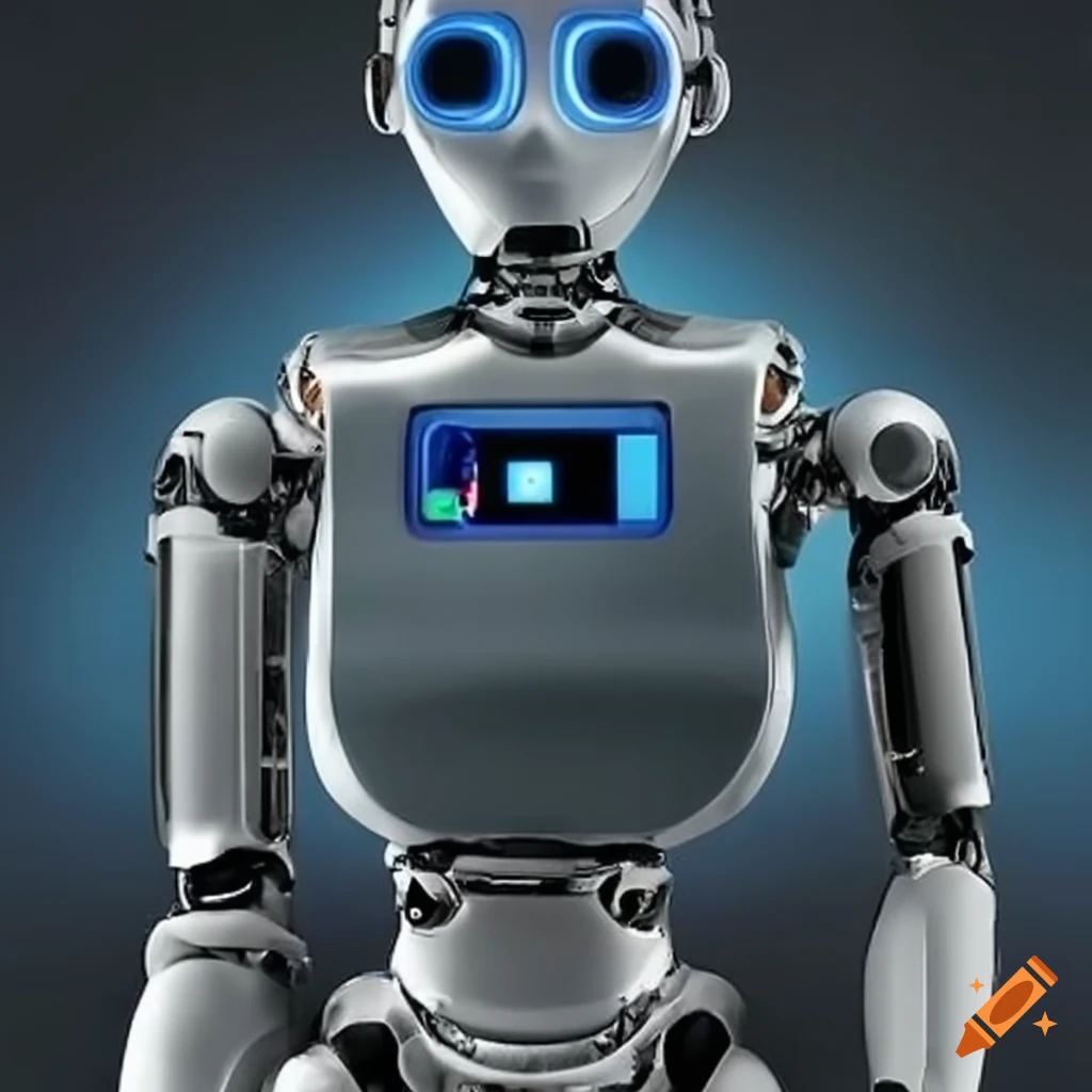 image of a talking robot