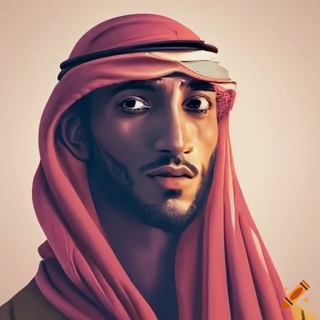 stylish Arab guy wearing a durag