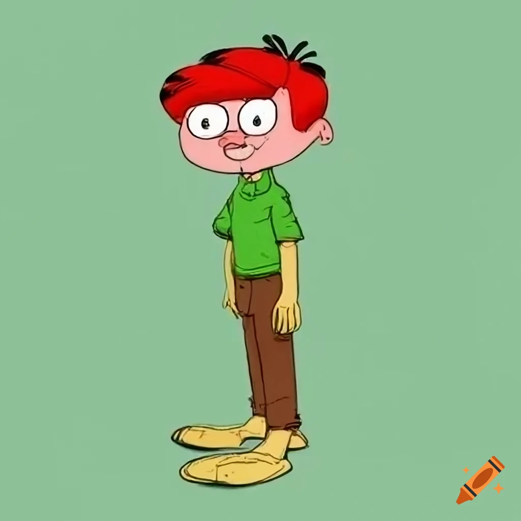cartoon character named Arnold in Garfield style