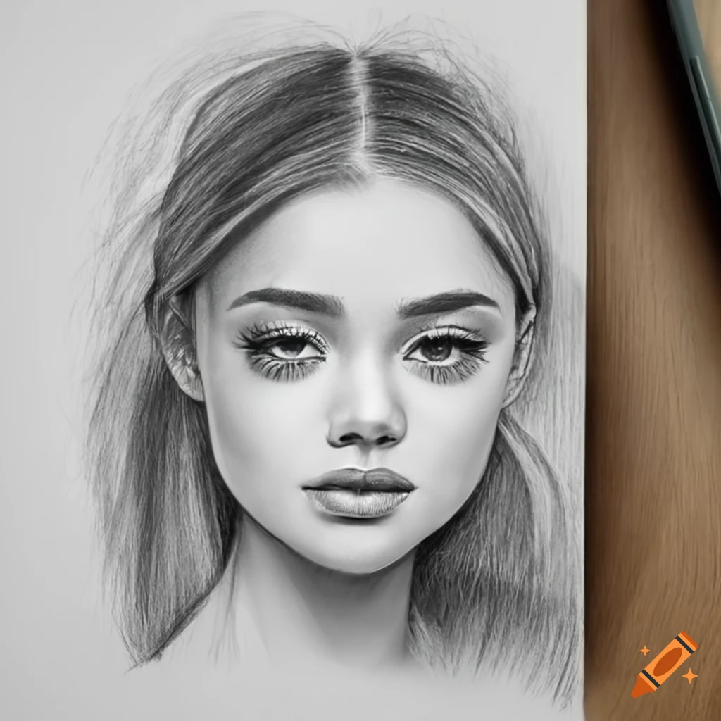 Charcoal Sketch Of Marilyn Monroe On Craiyon