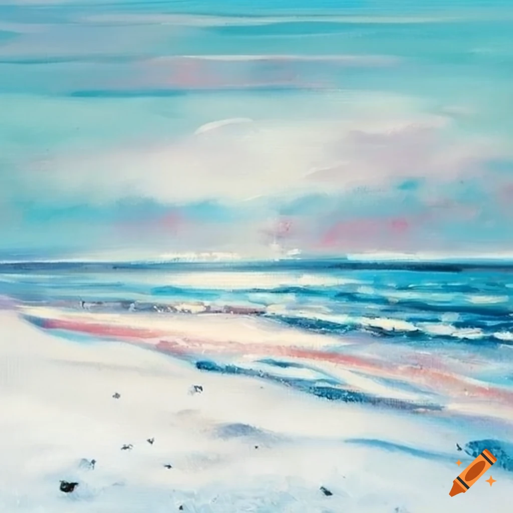 painting-of-snow-on-the-beach-on-craiyon