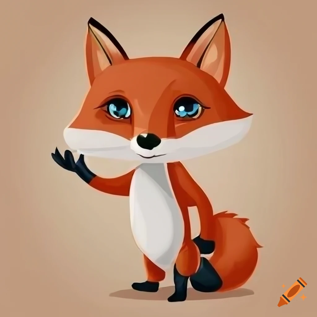 cartoon fox illustration