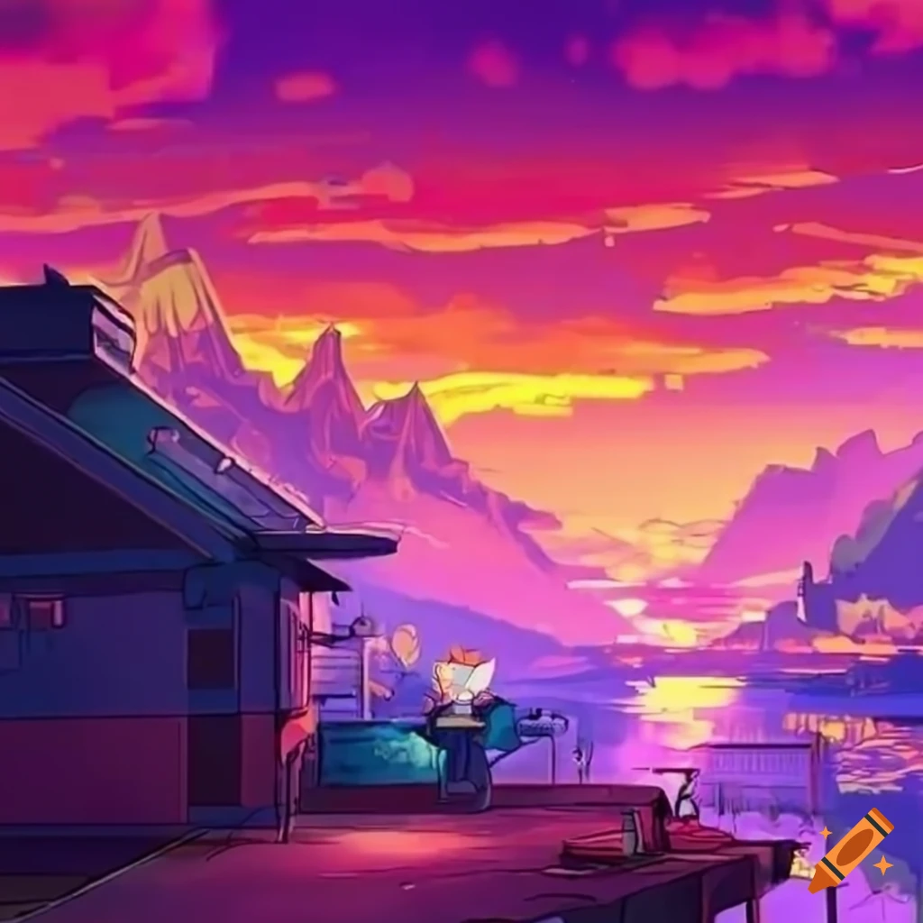 Vaporwave lofi Pokemon artwork