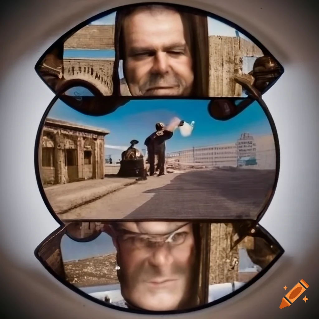 Fisheye photography with male photojournalist