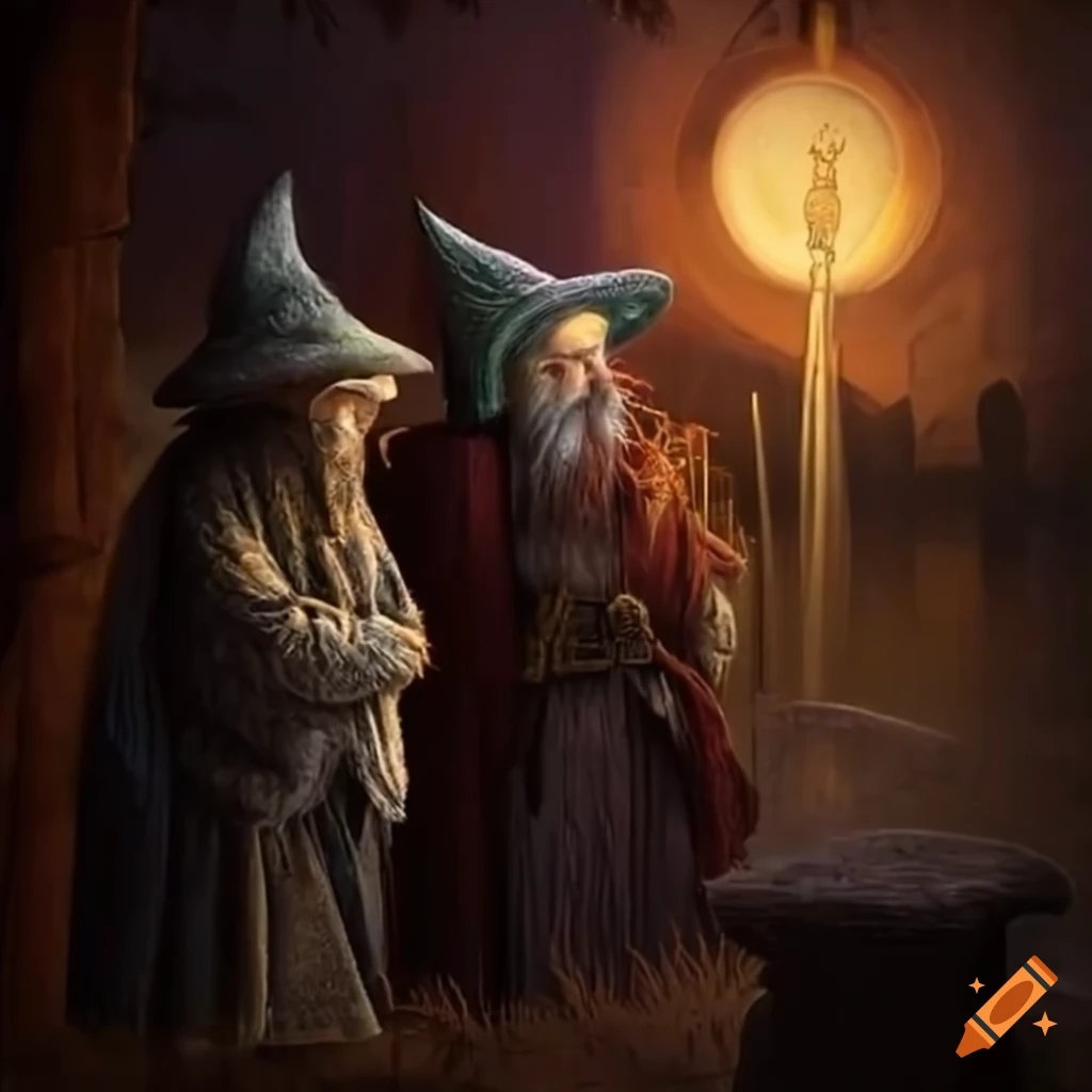 two-old-wizards-walking-together-at-night