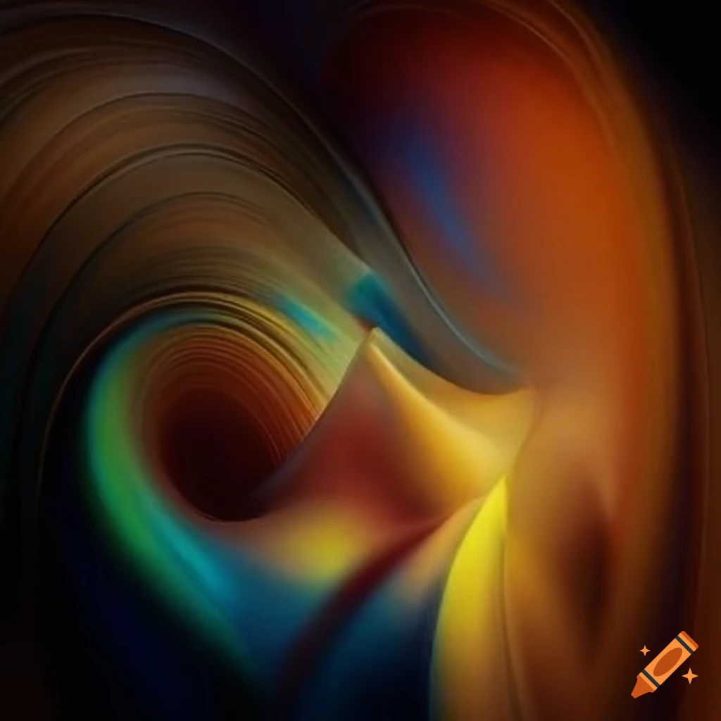 abstract art of angels singing hymns to God