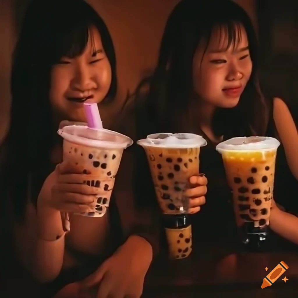 Bubble milk tea from taiwan on Craiyon
