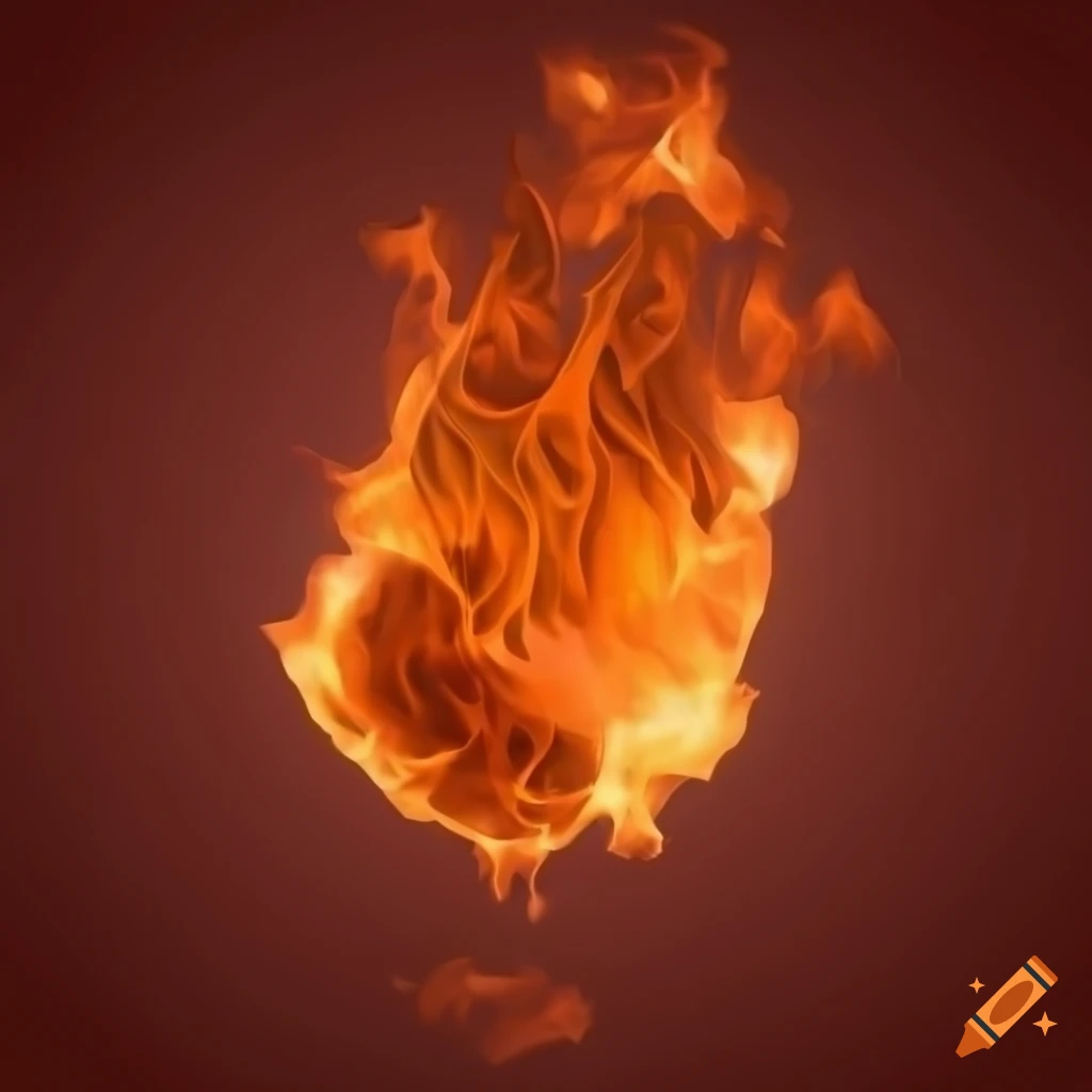 stylized texture of fire