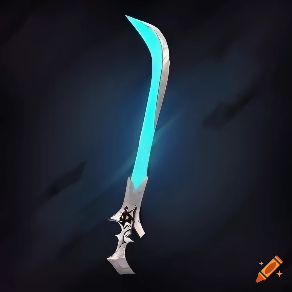 Mystical Boomerang Sword Spinning In The Air