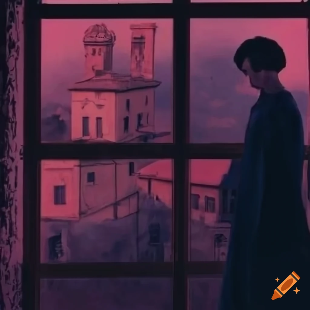 lo-fi aesthetic film poster for a Montepulciano wuxia film