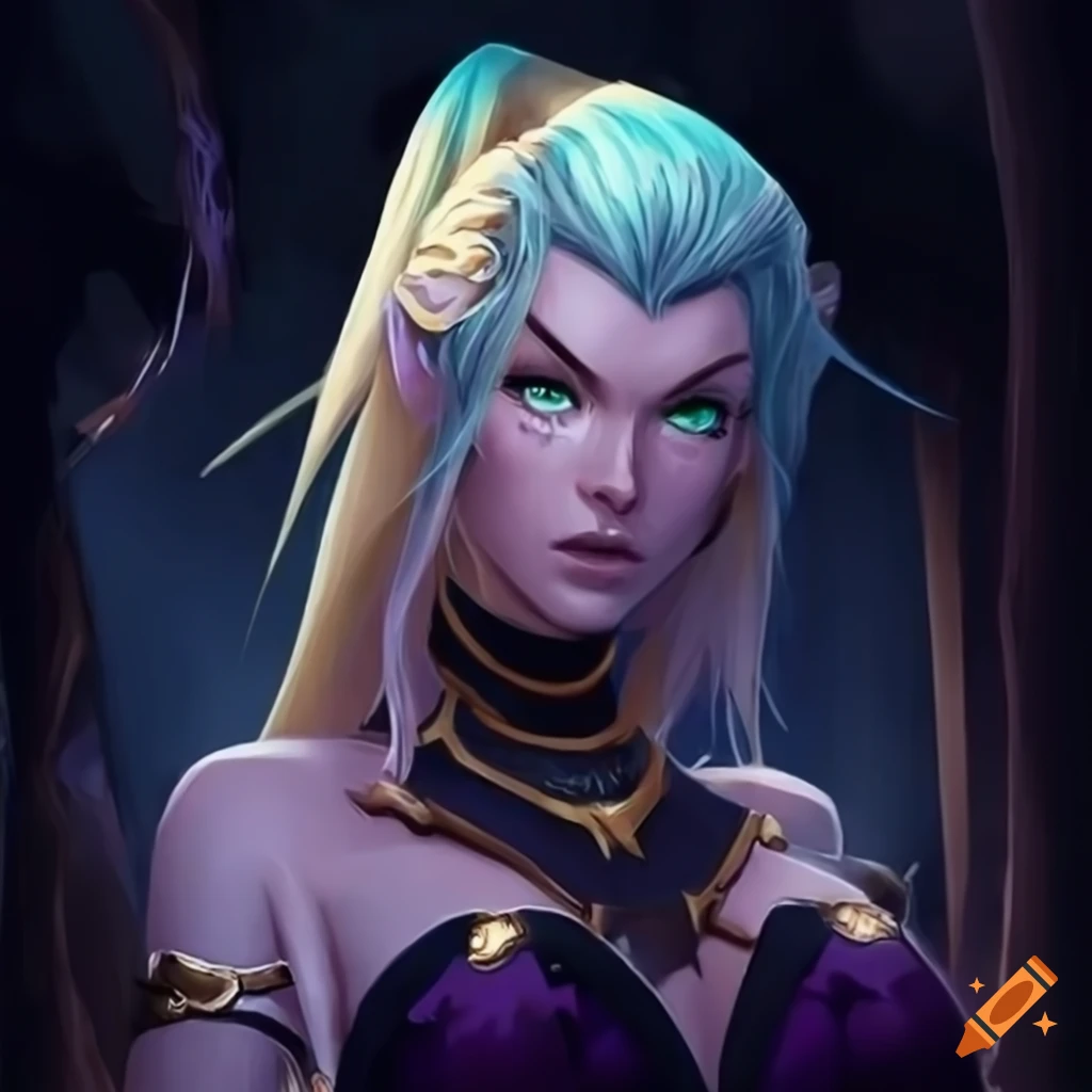 Artwork Of A Mythical Blonde Bladedancer In Ionia On Craiyon