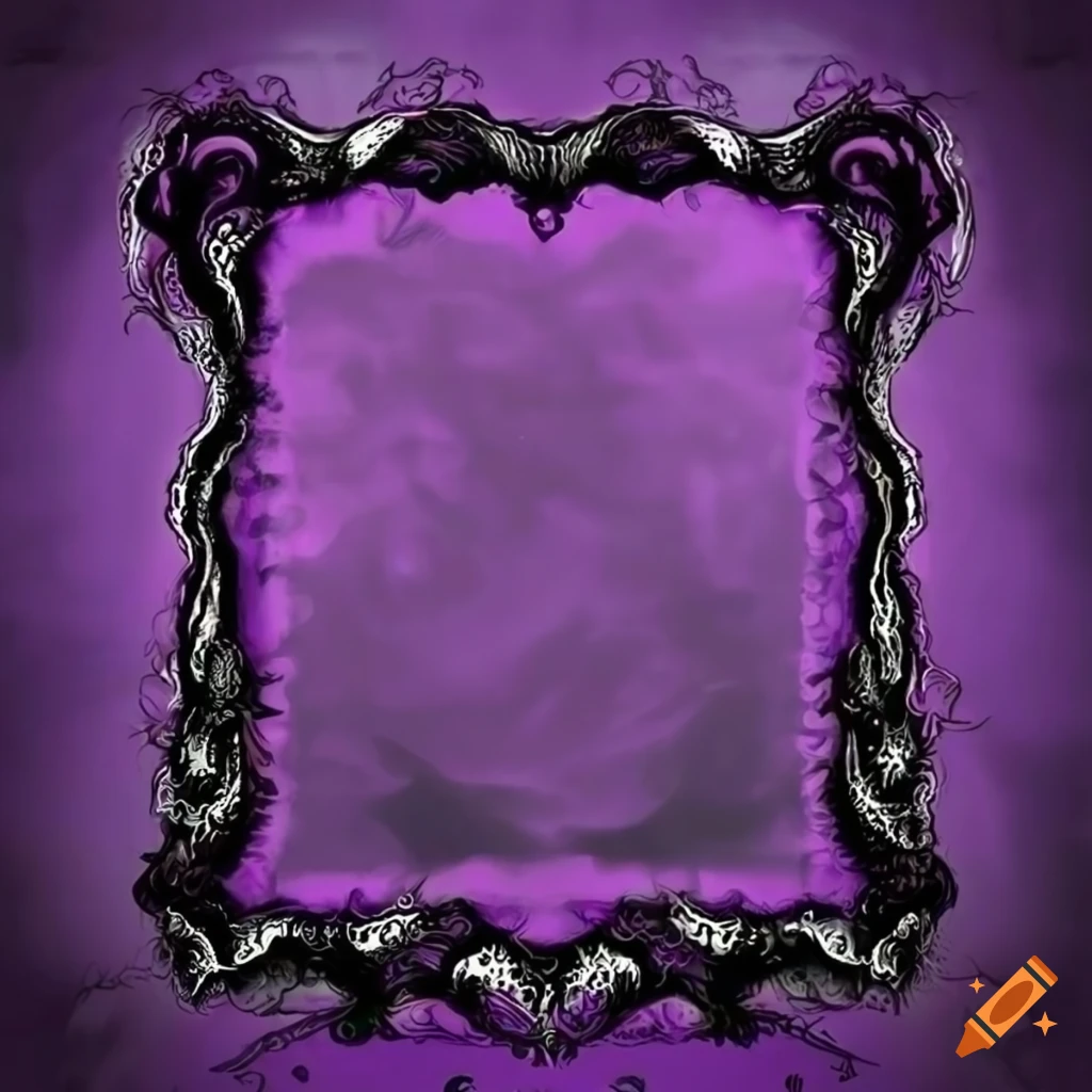 dark purple border design