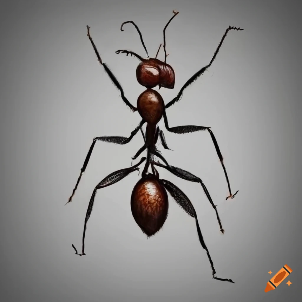 Easy and simple Ant Drawing - YouTube