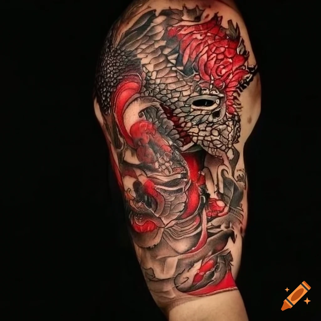 Samurai and tiger chest piece by... - Moreira Ink Tattoo Shop | Facebook