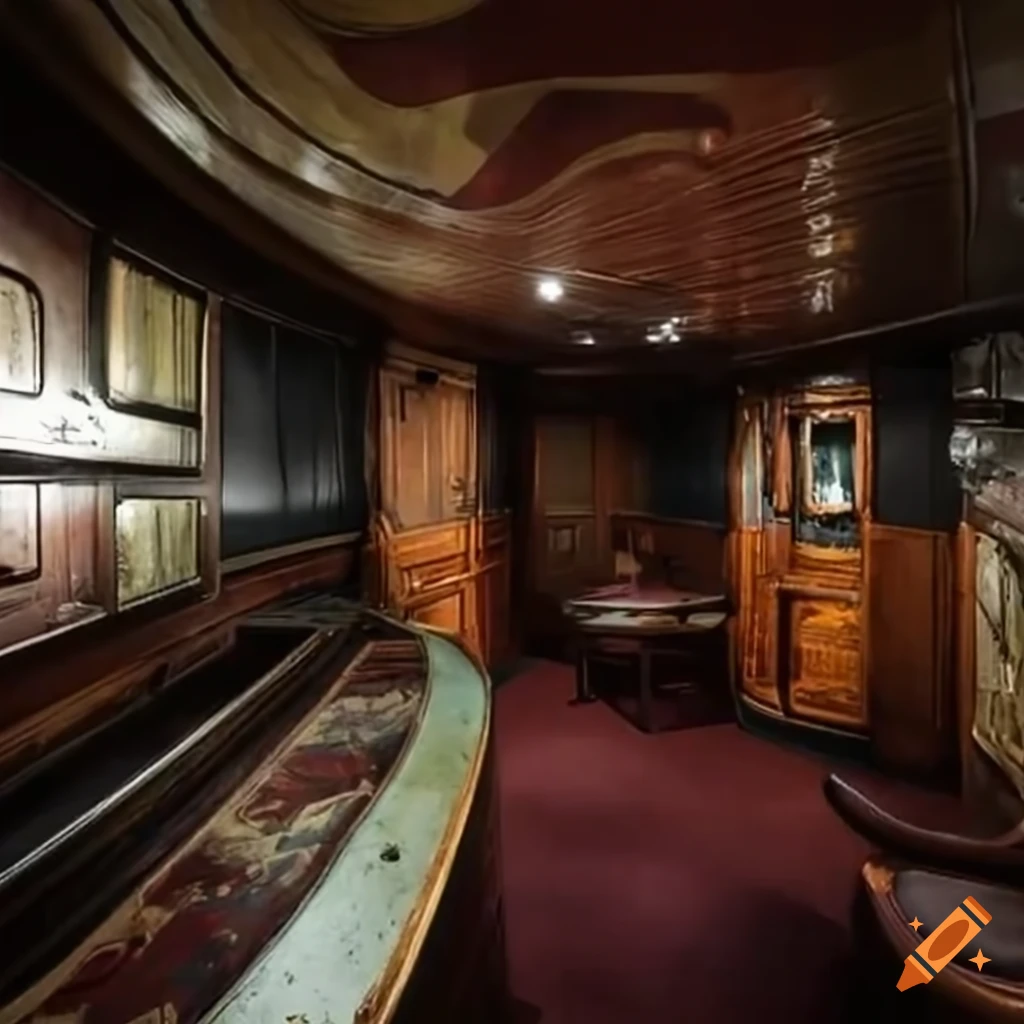 interior of a haunted cruise ship