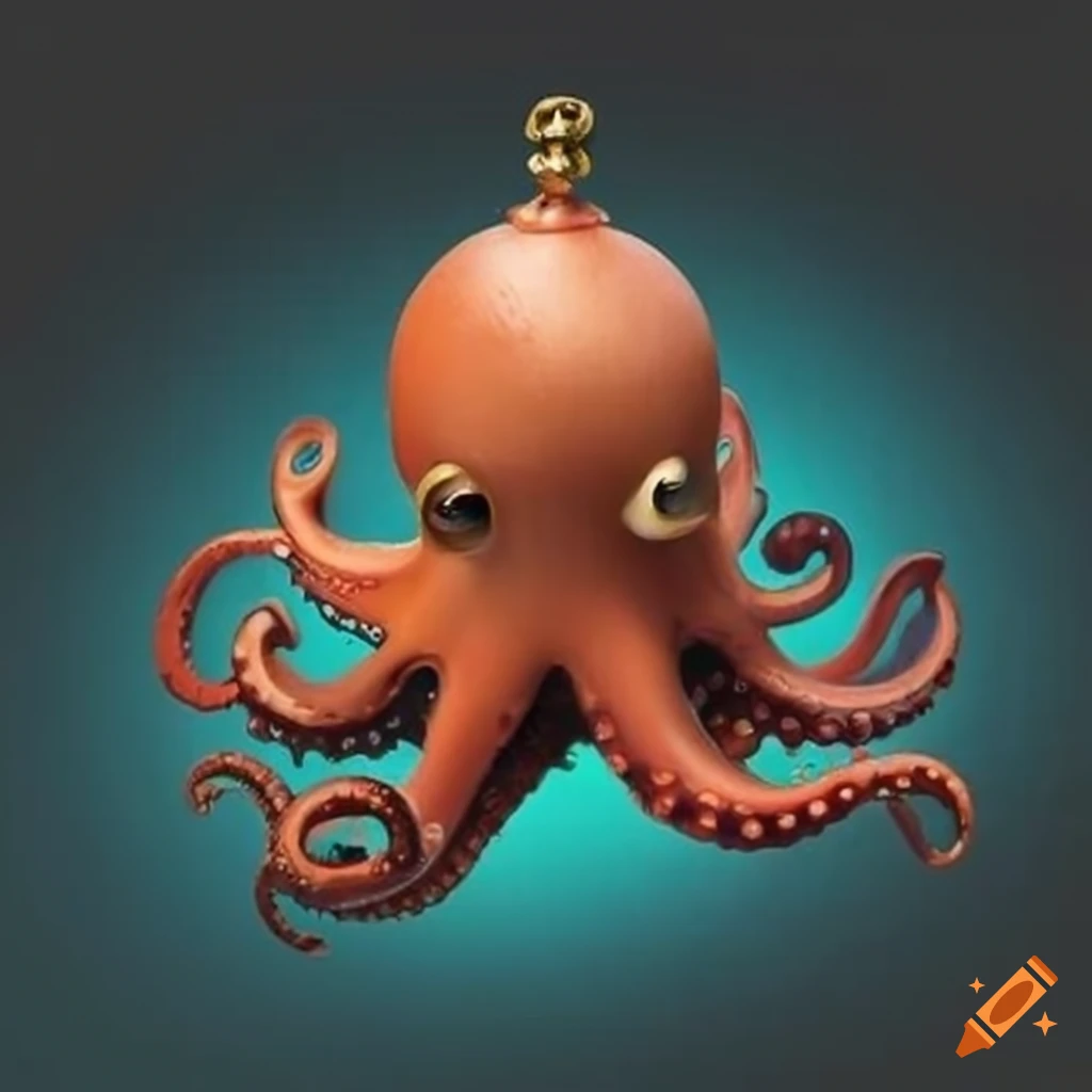 octopus with a bell