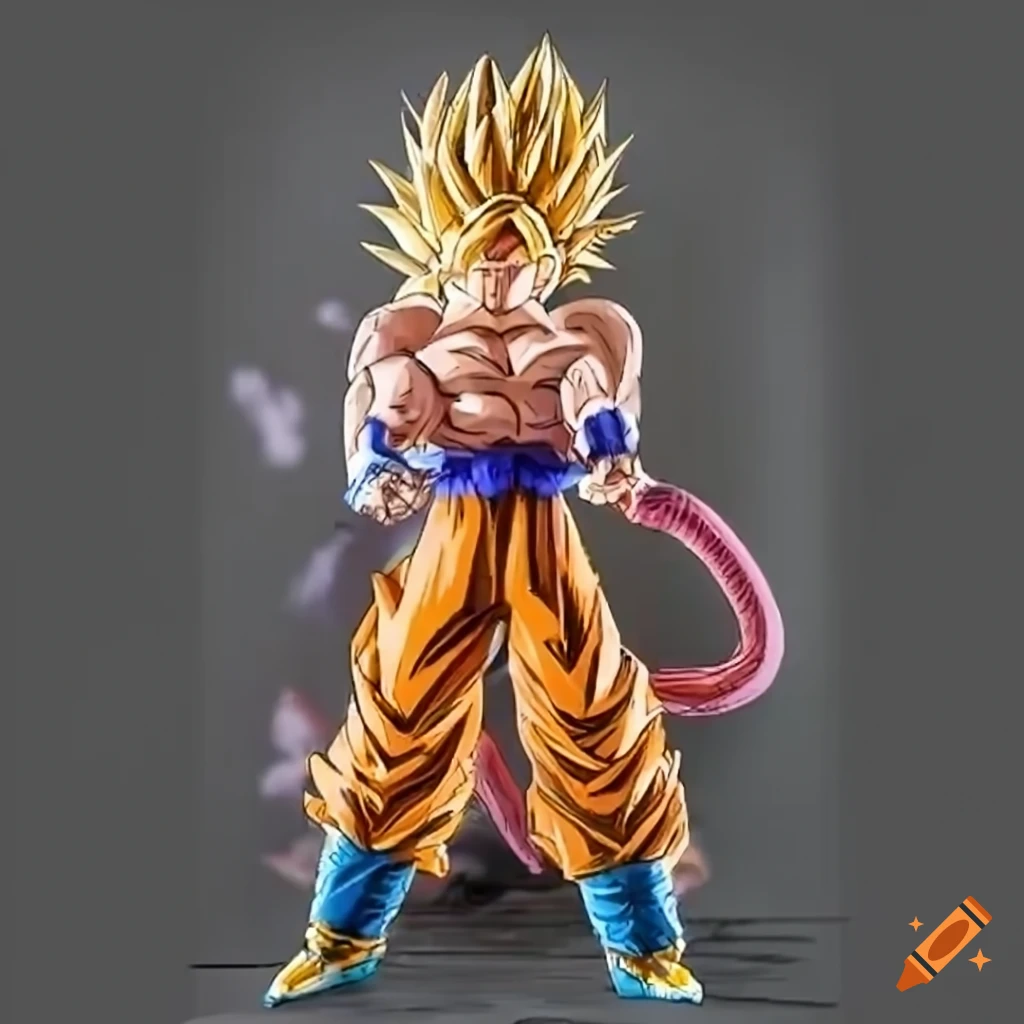 Goku Super Sayajin 3 Super forte imagem muito legal