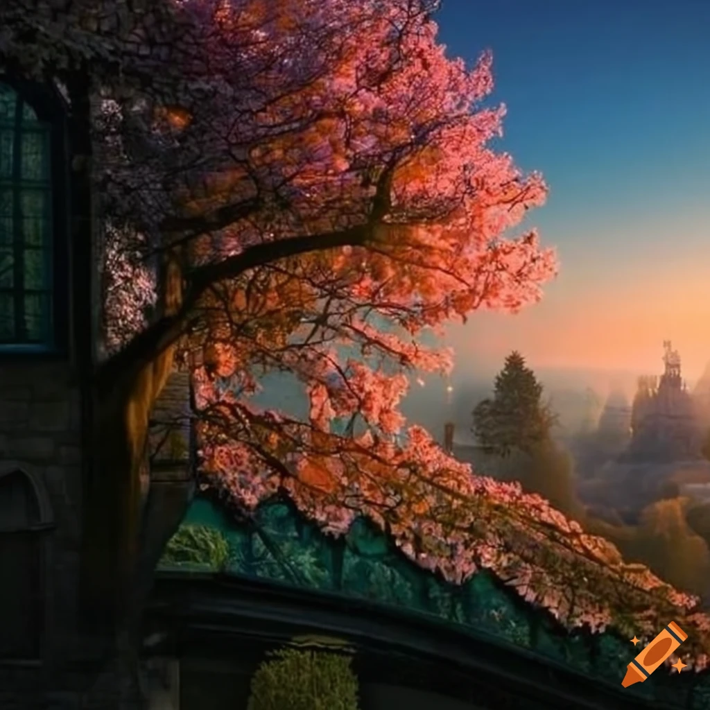Dresden garden house with crystal windows on Craiyon