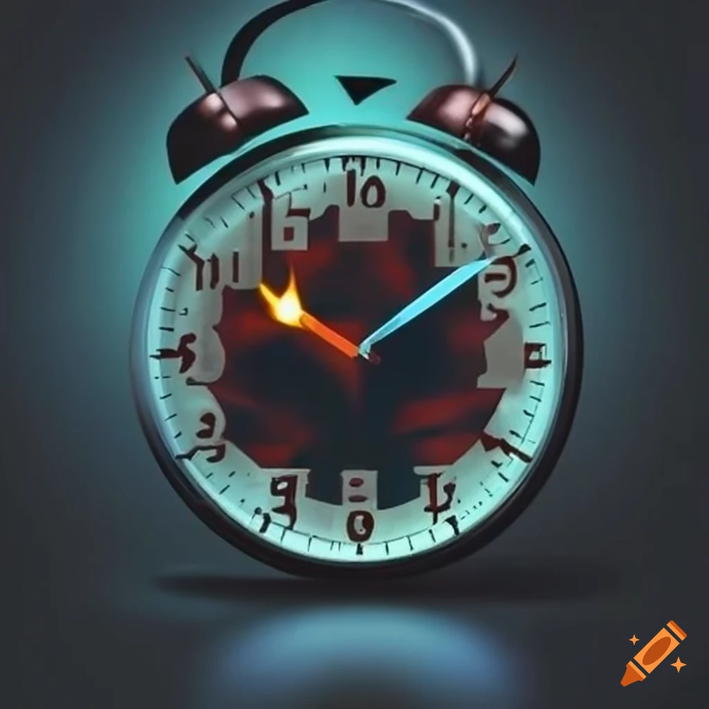 Image of a clock speed measurement on Craiyon