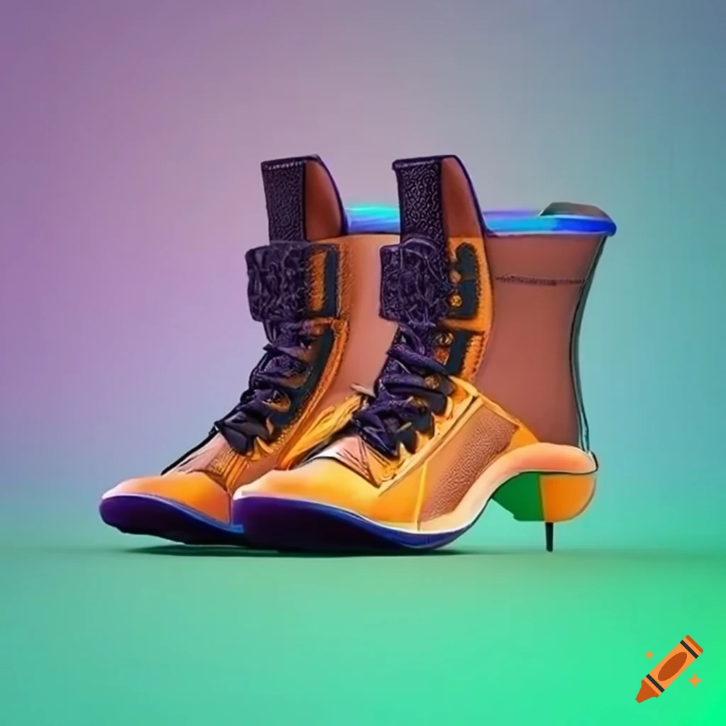 Nft shoes artwork on Craiyon