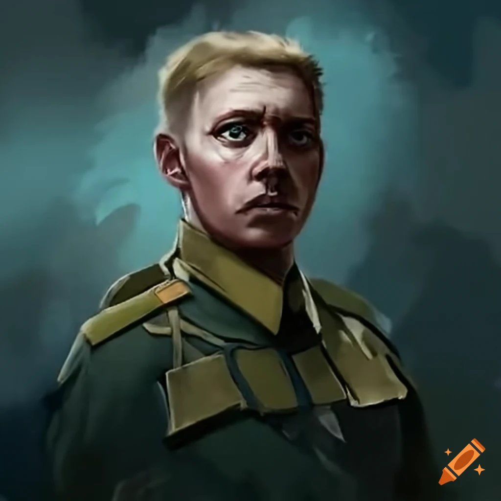 Image Representing The Fear During World War 2 In Russia On Craiyon