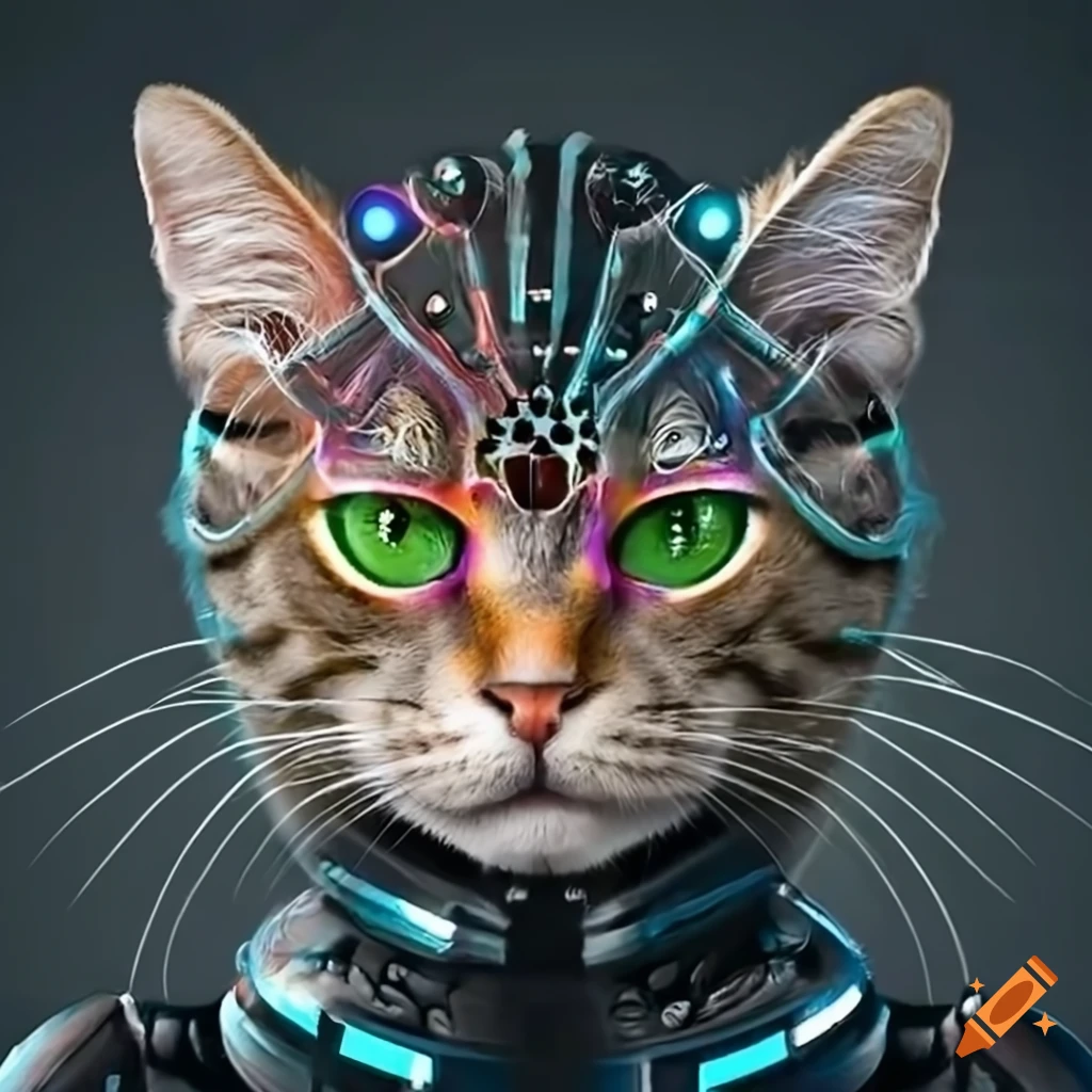 cat with AI technology