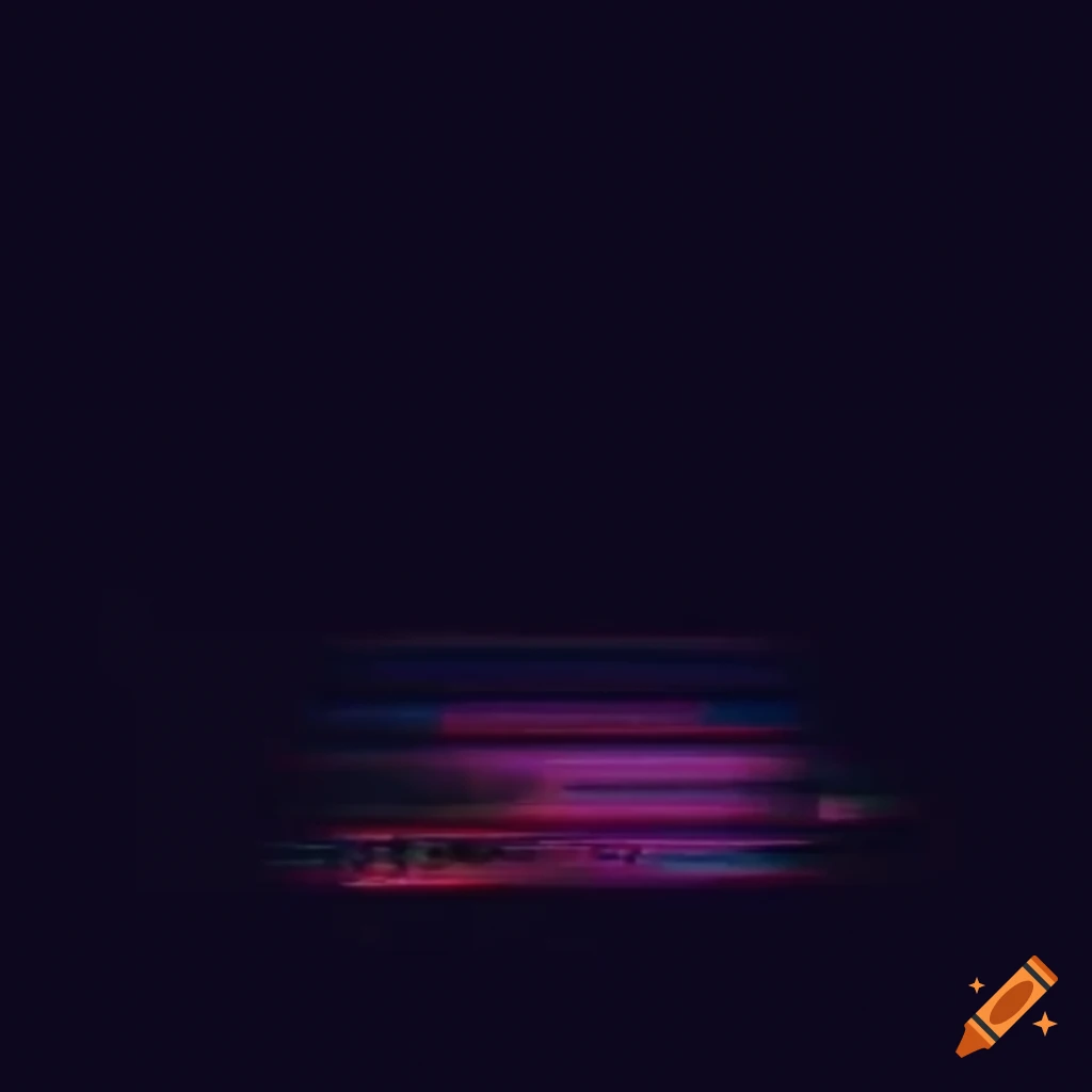 abstract artwork with glitch and VHS aesthetic