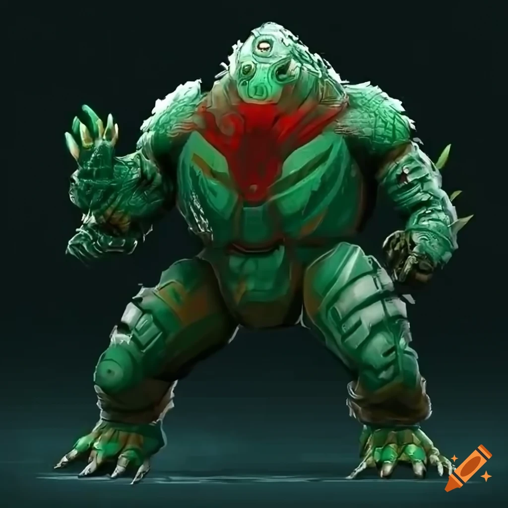 cyborg snapping turtle kaiju