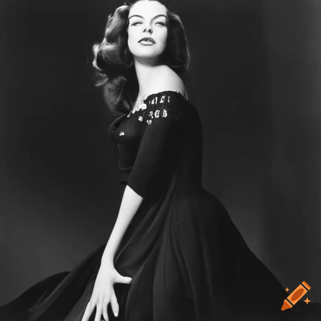 glamorous image of Liv Tyler in the 1950s