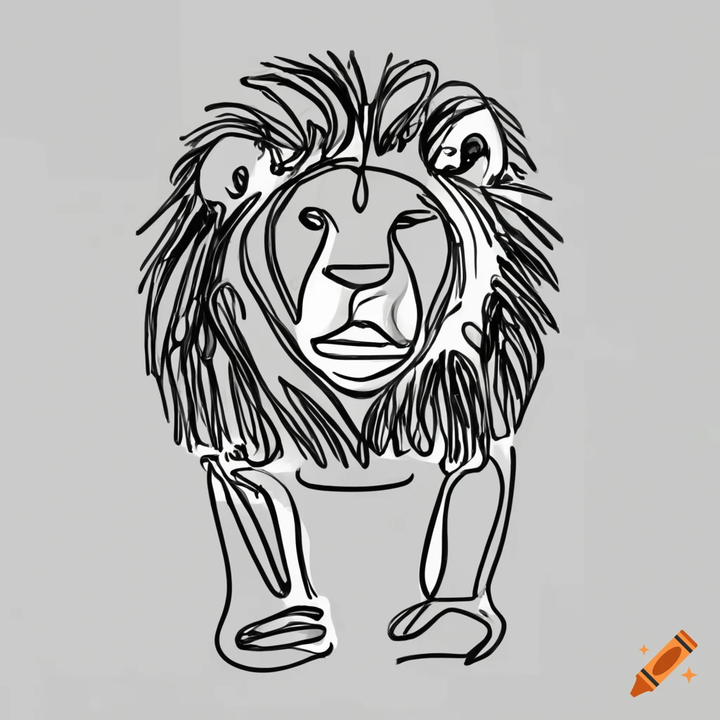 10+ Easy Lion Drawing Stock Illustrations, Royalty-Free Vector Graphics &  Clip Art - iStock