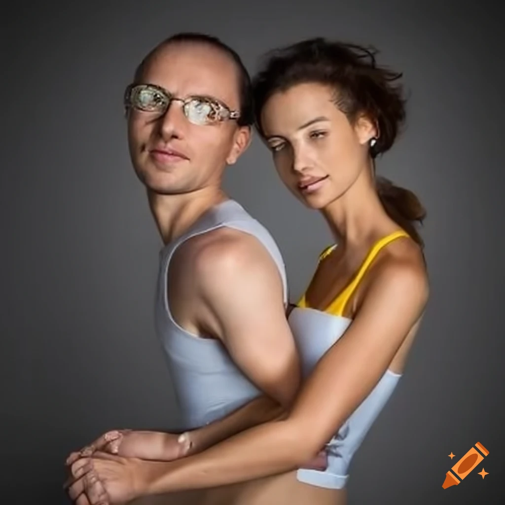 artwork depicting the fusion of a man and woman