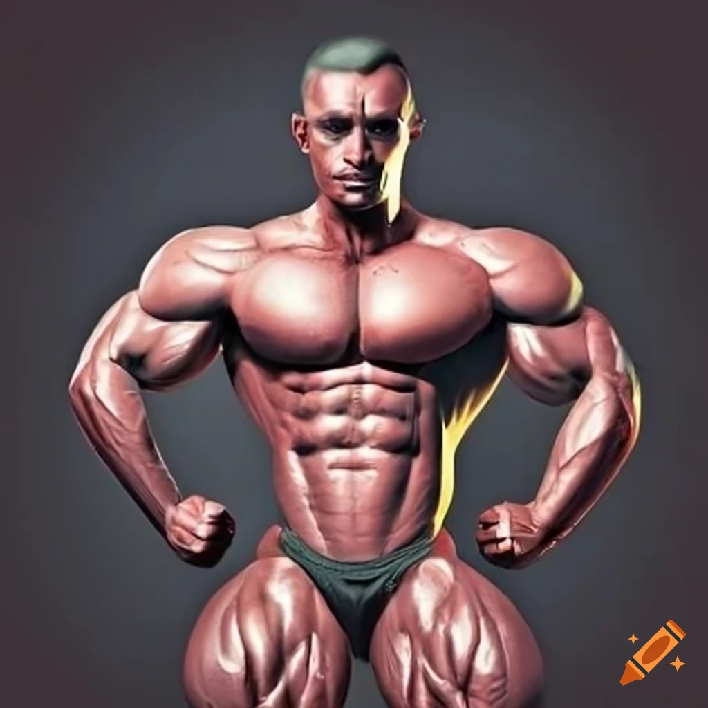 Bodybuilder Showcasing Muscular Physique