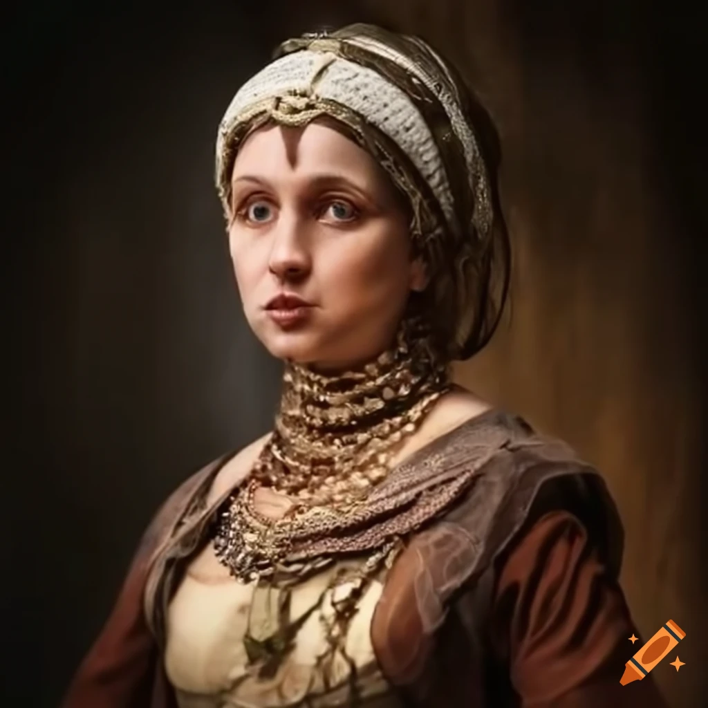 medieval woman portrait