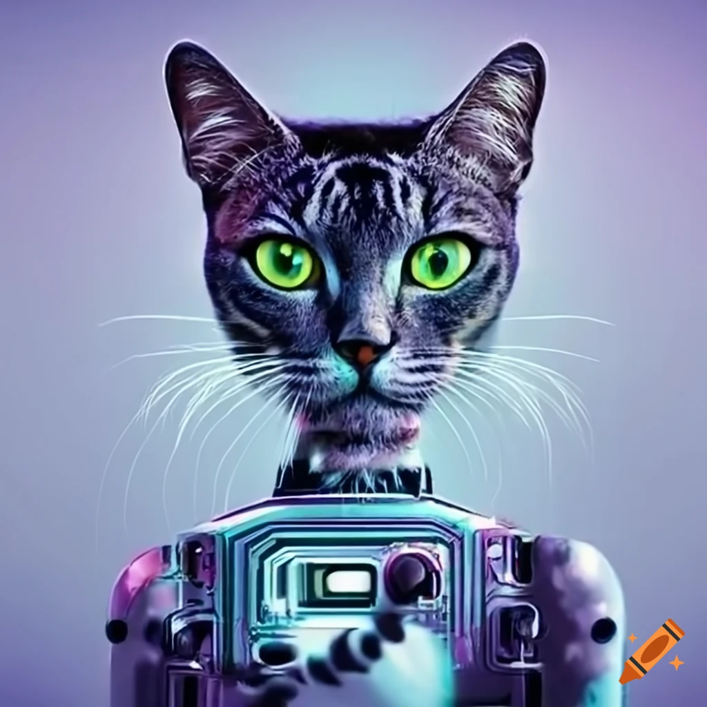 cat with AI technology
