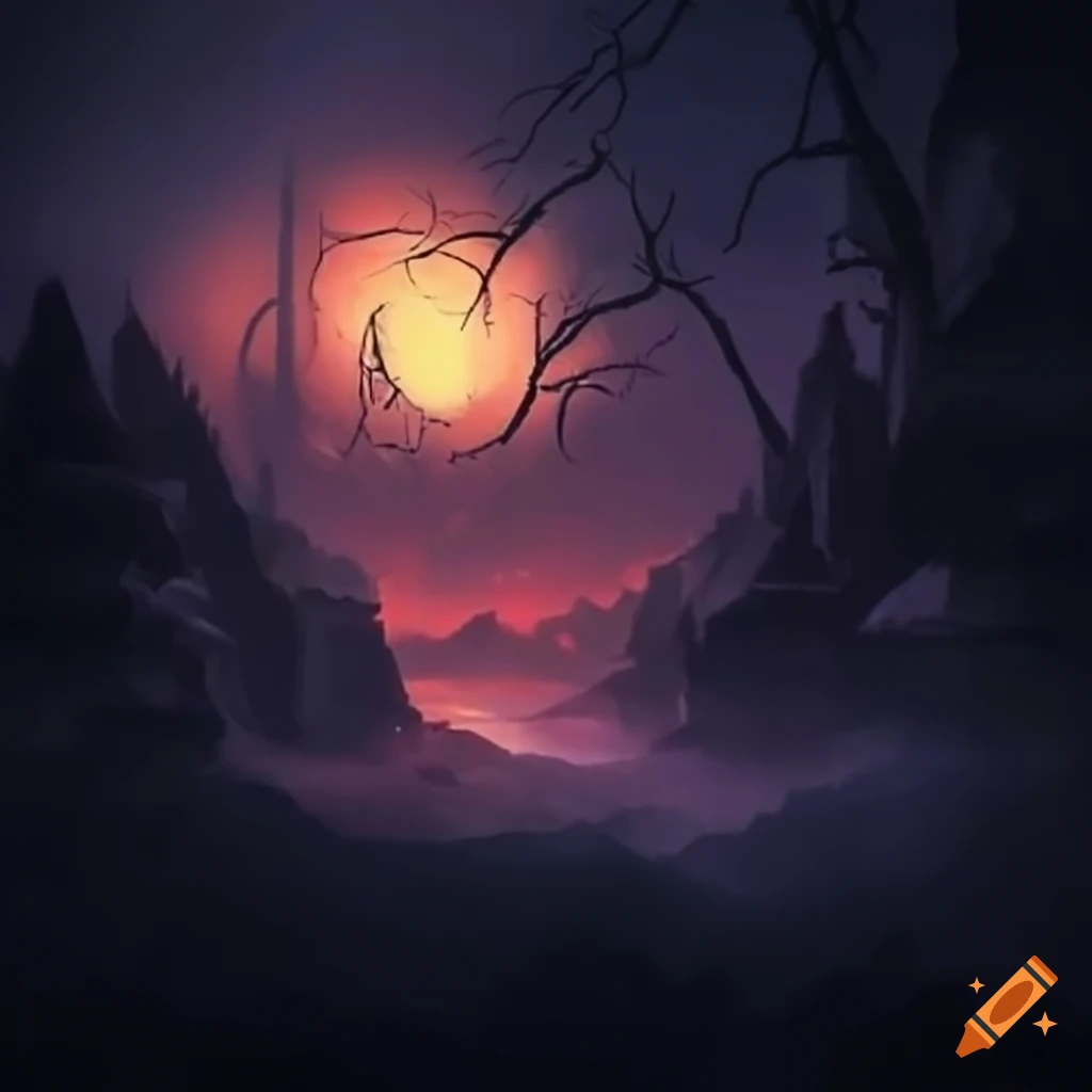 artwork depicting the triumph of darkness