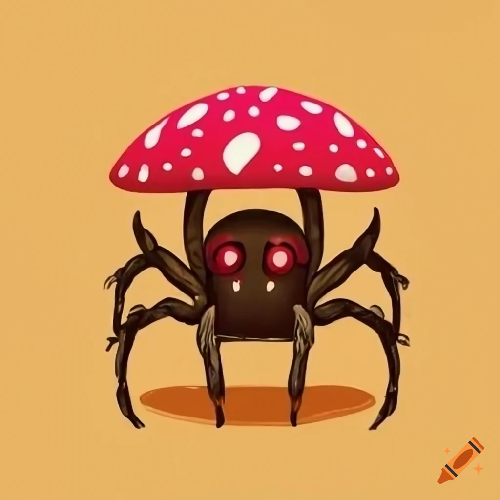 image of a mushroom spider