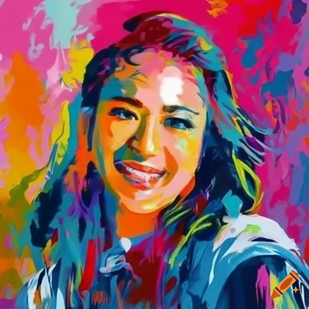 celebrational art inspired by LeRoy Neiman