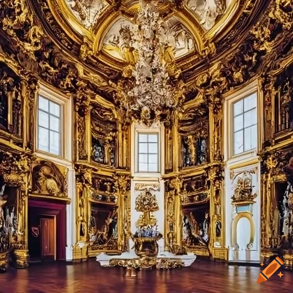 opulent baroque palace interior