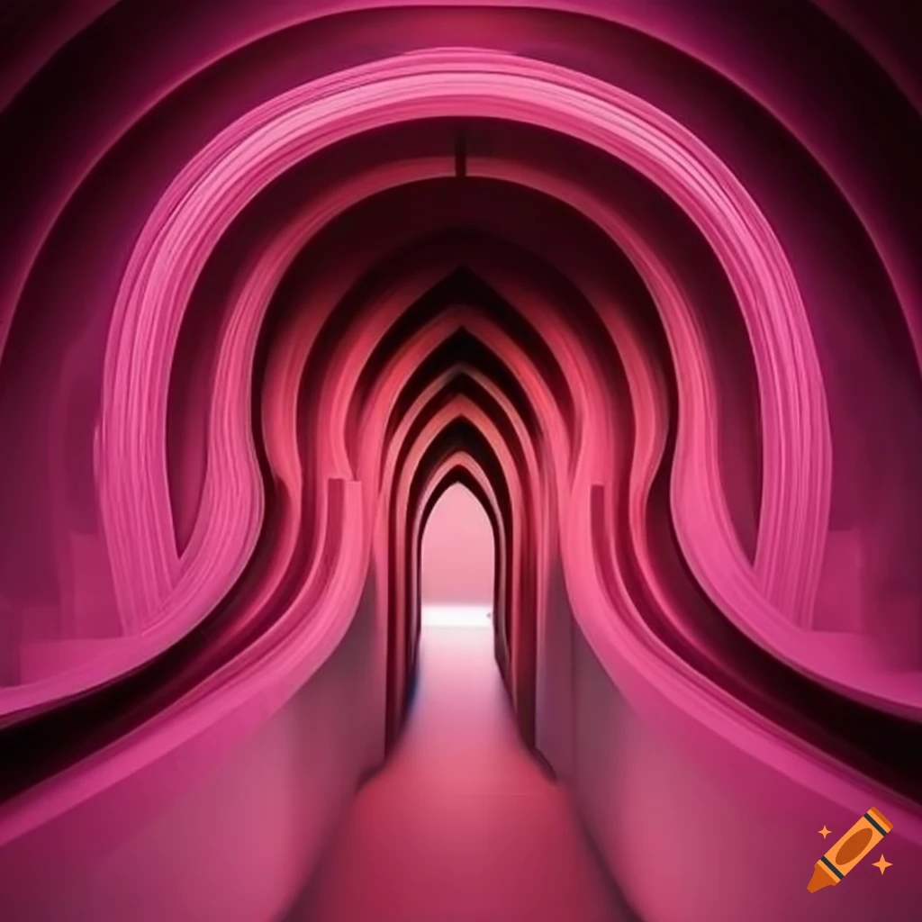 Architectural artwork with intricate geometric shapes on Craiyon