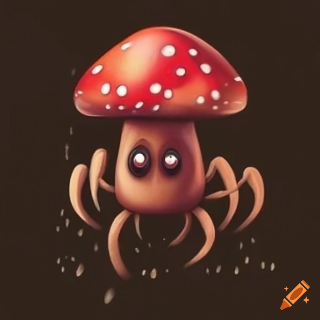 image of a mushroom spider