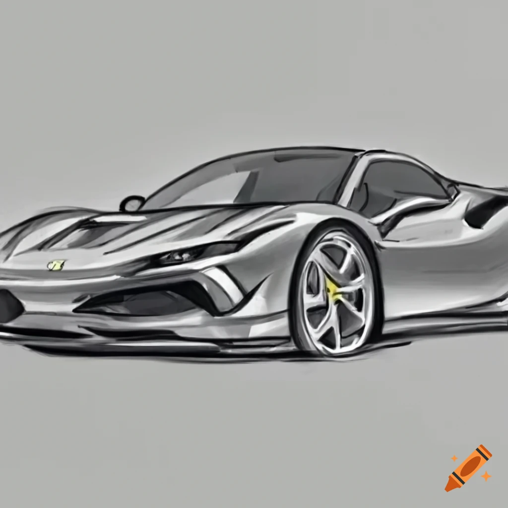 Ferrari zeichnen
