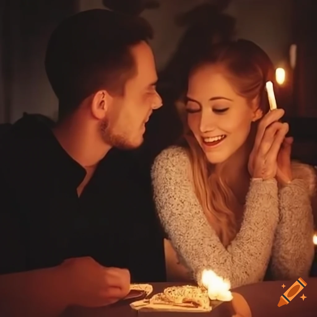 image representing a cozy date night