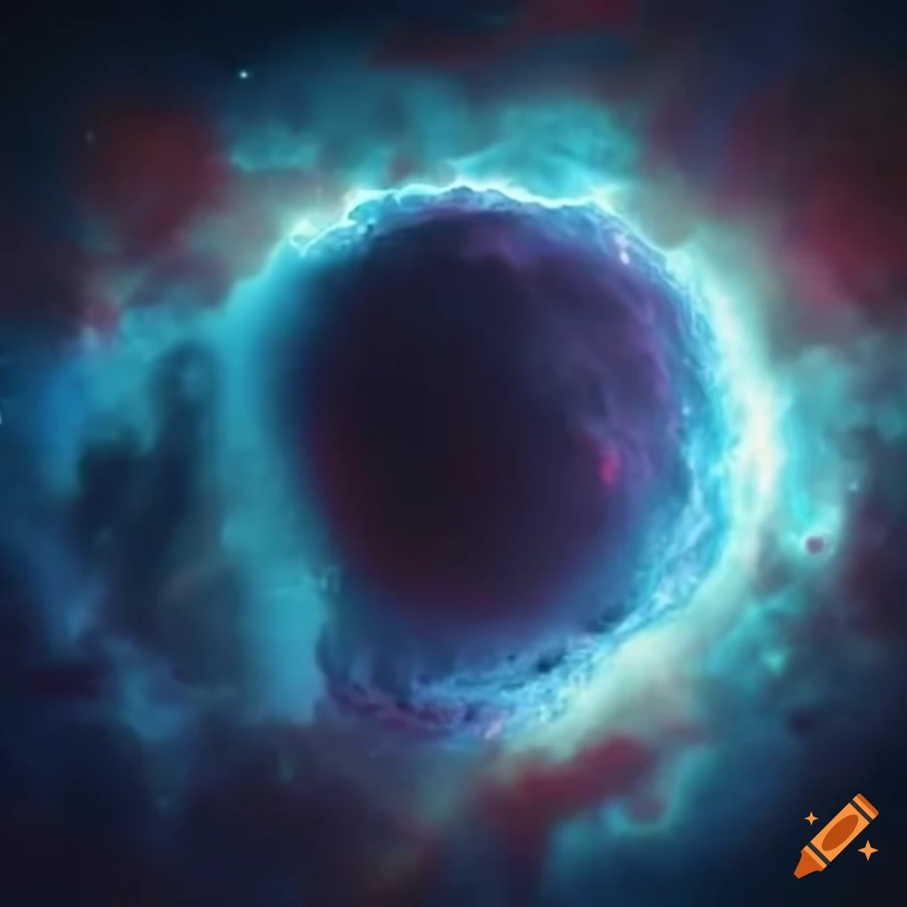 Artistic representation of a star system on Craiyon