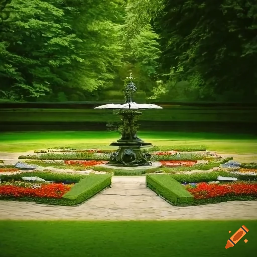 dresden-rococo-garden-with-stairs-and-flowerbeds