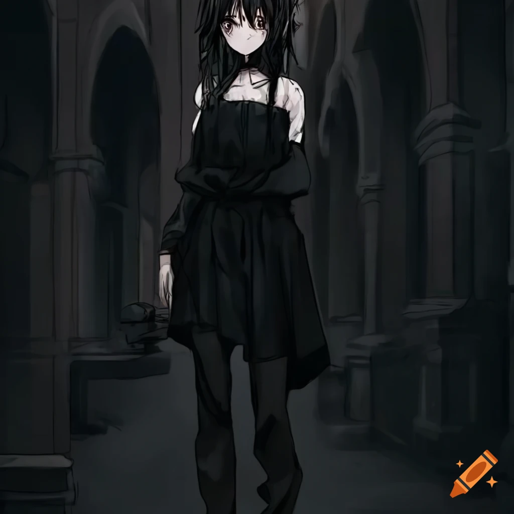 Dark Anime Girl Widescreen Wallpapers 21589 - Baltana