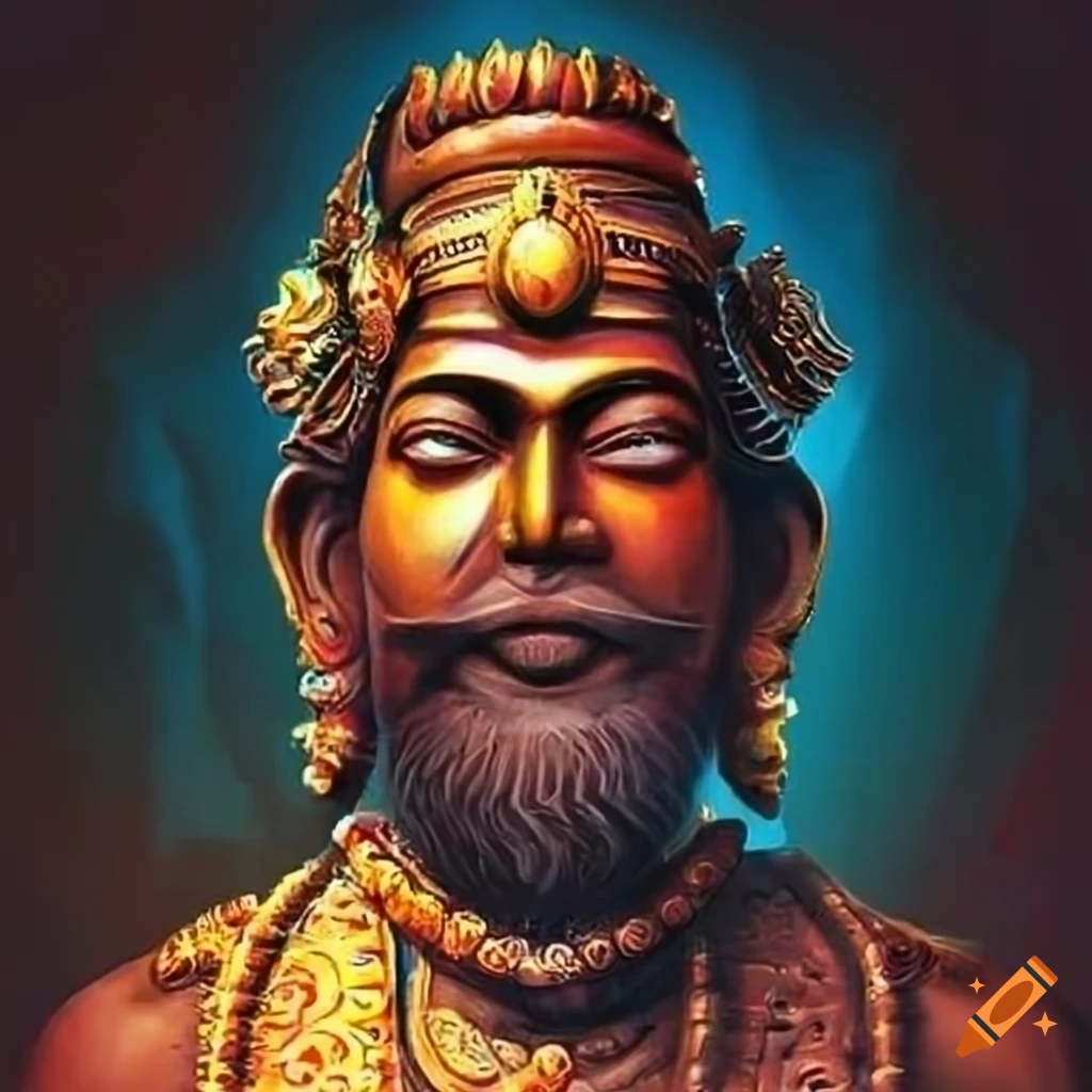 Portrait of king rajendra chola